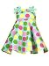 Rare Editions - Rare Too Infant Girls 12M-24M TURQUOISE-BLUE MULTI DOT BOW SHOULDER Birthday Party Dress
