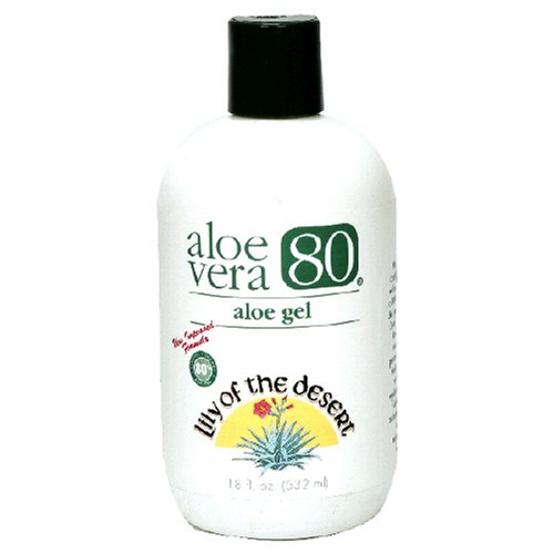 Lily of the Desert Aloe Vera 80 Aloe Gel, 18-Ounces (Pack of 3) by Aloe Vera Gel