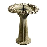 Grasslands Road Villa Solar Powered Grape Leaf Fountain Grasslands Road Villa Solar Powered Grape Leaf Fountain