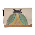 Fossil Jules Leather Lady Bird Trifold Purse