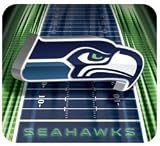 NFL Football Team Logo Vortex Sublimated Mouse Pad - Seattle Seahawks