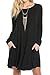 Iconic Luxe Women's Bamboo Long Sleeve Trapeze Dress