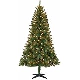 UPC 887628015841 product image for Holiday Time Pre-Lit 6.5' Madison Christmas Tree, Green, Clear Lights | upcitemdb.com