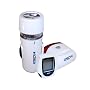 Raleigh Front and Rear Led Light with Computer - White