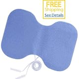 TENS Electrodes: 4"x6" - Low Back Electrode (Butterfly) Reusable Clinical Grade (1/pack)