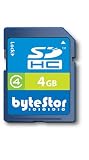 ByteStor 4GB SDHC Class 4 Memory Card