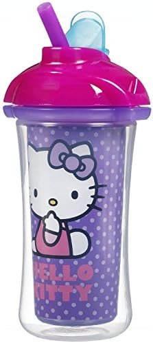 Munchkin Hello Kitty Insulated Click Lock Straw Cup - 8oz