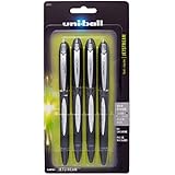 uni-ball Jetstream Bold-Point Stick, Ball Point Pens, 4 Black Ink Pens (33931PP)