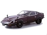 Review Kyosho KY8217M / Diecast Model Nissan 240 ZG Wide Wheels (1973) in Maroon (1:18 scale)