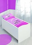 CTI 039532 Baby-Bettw&auml;sche Hello Kitty Amarena / Linon / 100 x 135 + 40 x 60 cm