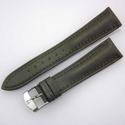 HAMILTON Vintage New Stock 20mm Green Leather Replacement Watch Strap