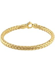 Sterling Silver Gold Plated Braided Bracelet
