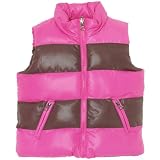 reversible puffer vest(br pink 12mos)