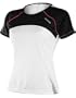 Descente Womens Ice Tee, White/Black, X-Small