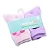 Naartjie Girls Flower Icon Fashion Cotton Short Crew Socks 6 Pairs Pack (18-24 Months)