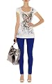 Metallic Silver Tote