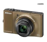 NIKON Coolpix S8000 - bronze + Compact Pix Case - black (11x3.5x8 cm) + 16 GB SDHC Memory Card + ENEL12 Battery for Nikon S610 and S710 cameras + 1000-in-1 USB 2.0 Card Reader