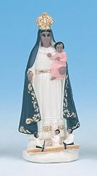 Religious Statue - Our Lady of Charity - 4" Height - Magnetic and Adhesive Base