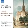 Richter, F.X - Grandes Symphonies (1744) Nos. 1-6 (Set 1)