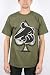 Crooks & Castles - Mens Air Gun Spades T-Shirt In Surplus, Size: XX-Large, Color: Surplus