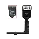 Cameta Digital Slave Flash + Sunpak Grip Kit for Nikon Coolpix S60, S220, S230, S560, S610, S610c, S620, S630, S710, L19, L20, L100, P90, P6000 Cameras