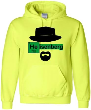 Small Safety Green Adult Elemental Green Heisenberg Sweatshirt Hoodie