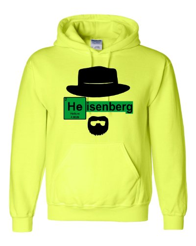 Small Safety Green Adult Elemental Green Heisenberg Sweatshirt Hoodie