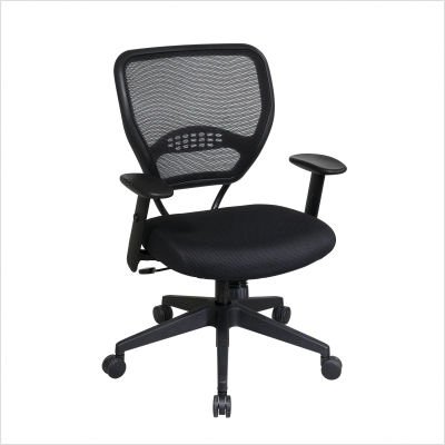 PACE Collection: Air Grid Back Deluxe Task Chair with Mesh Seat Fabric: Mesh