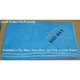 Sky Blue Spoilt Rotten Personalised Pet Blanket 70cm x 70cm When Checking Out, Please Tick The Gift Message Box To Enter Your Personalisation Details