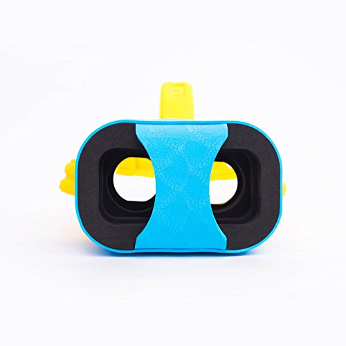 OHPA V2 Ultra light Headset DIY Virtual Reality 3D Video Games VR Glasses Cartoon Google Cardboard Kit for iPhone 6 6s Plus Samsung S6 S7 Edge and Other 4.7-5.5" Smartphones, Blue