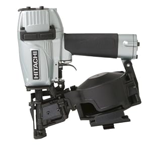 Hitachi NV45AE Coil Roofing Nailer with Side Load Magazine by Hitachi