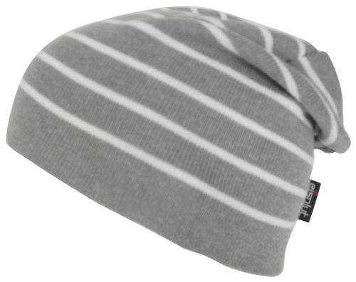 Eisglut M&uuml;tze Bora, silber meliert/weiss, One size, 12010