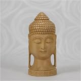Hand Carved Small Buddha Head - Free Shipping