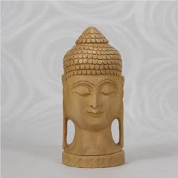Hand Carved Small Buddha Head - Free Shipping