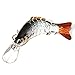 Discover Fish® 1pcs New Muskie Small Multi Jointed Fishing Life-like Hard Lure Bass Bait Swimbait Minnow Crank Shad Herring Bass Pike Muskie