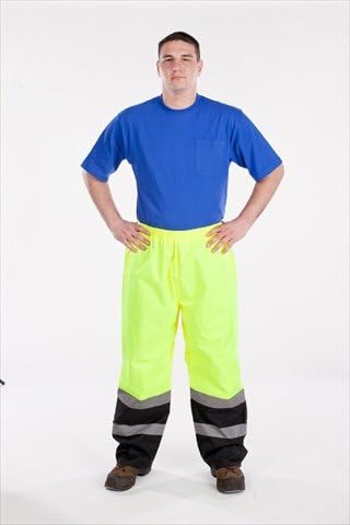 Utility ProWear High Visibility Nylon Pant Class E, Yellow28, MEDIUM