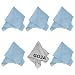(6 Pack) MagicFiber Ultra Fine Goja Microfiber Cleaning Cloths for LCD screen, Camera Lens, Glasses and other delicate surfaces (5 Light Blue, 1 Grey / Premium 200mg) Removes fingerprints and oil with just a swipe! Perfect for Tablets (iPad, Xoom, Galaxy Tab, Kindle, Nook), Cell Phone (iPhone, HTC, Droid, Android, Blackberry) Laptop and LCD TV screens