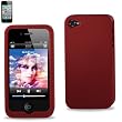 Silicone Case Protector Cover IPHONE 4S Red SLC10-IPHONE4SRD