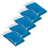 Foxnovo 5pcs Portable Disposable Raincoats with Hat Cap for Outdoor Travel (Clear)