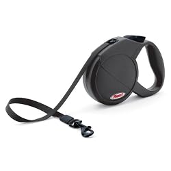 Flexi Large Retractable 16-Foot Classic All Belt 3 Leash, Black