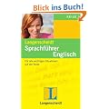 Langenscheidt Sprachf�hrer Englisch: F�r alle wichtigen Situationen auf der Reise. Mit vereinfachter Lautschrift