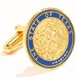 State of Texas Seal Cufflinks [Jewelry]