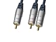 Clicktronic HC 410-500 Subwoofer Kabel (1x Cinch-Stecker auf 2x Cinch-Stecker) 5 m