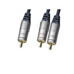 Clicktronic HC 410-500 Subwoofer Kabel (1x Cinch-Stecker auf 2x Cinch-Stecker) 5 m