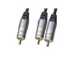 Clicktronic HC 410-500 Subwoofer Kabel (1x Cinch-Stecker auf 2x Cinch-Stecker) 5 m