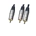 Clicktronic HC 410-500 Subwoofer Kabel (1x Cinch-Stecker auf 2x Cinch-Stecker) 5 m
