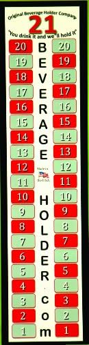 Portable Scoreboard Decal - scarlet and grey