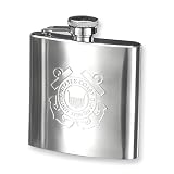 Review Quality Gold  / US Coast Guard Stainless Steel 6oz Hip Flask