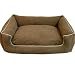 Kuddle Lounge Couch Dog Bed Large Chocolate