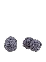 Ortiz & Reed Gemelos Multi-Color Knots Cufflinks (Gris)